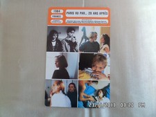 CARTE FICHE CINEMA 1984 PARIS VU PAR...20 ANS APRES Maria de Medeiros P.Salkin