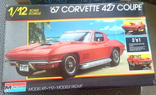 CORVETTE 427 COUPE '67  MAQUETTE ETAT NEUF  - MONOGRAM  Réf 2801 -1/12
