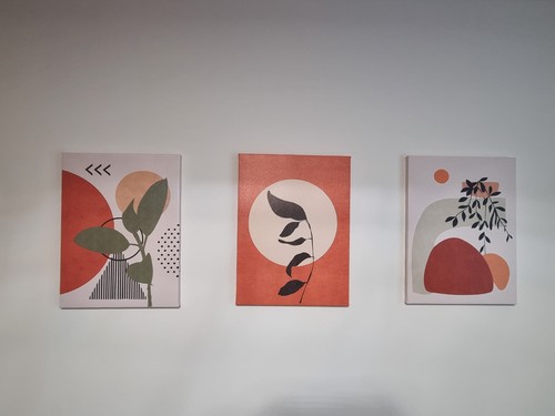 Tableau triptyque décoratif - tableau,