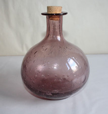 Soisy sur l'Ecole Heauteur 19.5cm Bubbled Glass Candy Bottle