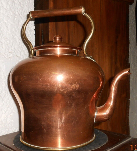 Ancienne bouilloire cuivre - ancienne,