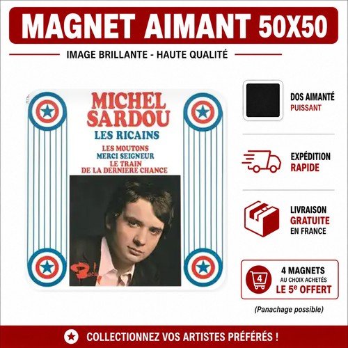 Magnet michel sardou - magnet,