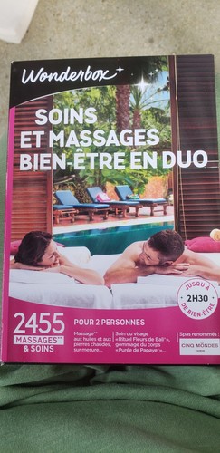 Wonderbox soins massages - wonderbox,