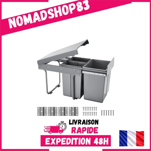 Vevor poubelle coulissante - vevor,
