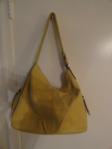 Tignanello yellow purse all - tignanello,