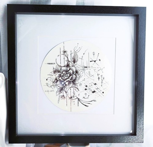 Tableau abstrait contemporain