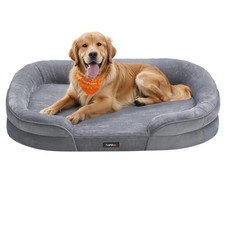 Panier pour Chien de Taille Grande 106 x 76 x 18 cm Orthopédique Mousse Alvéo...