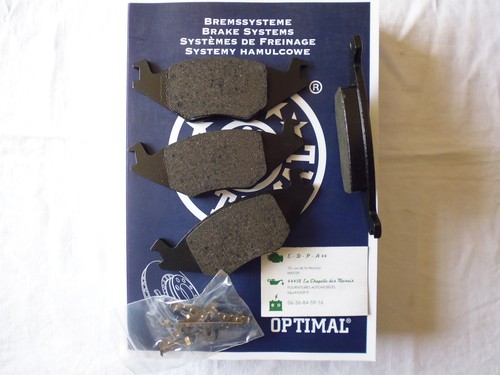Plaquettes frein avant - (4),