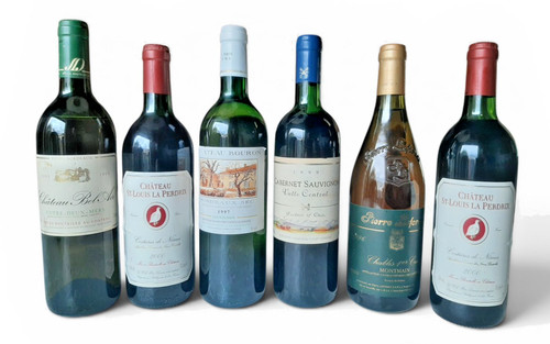 Lot vins bouteilles - 6,
