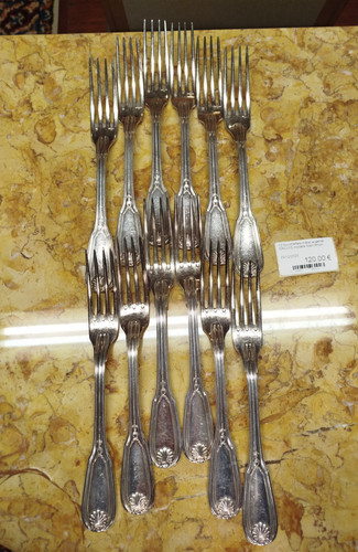 Ercuis lot fourchettes - ercuis,