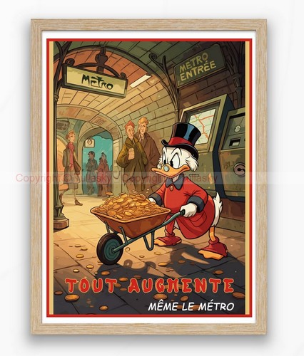 Affiches humoristiques picsou - humoristiques,