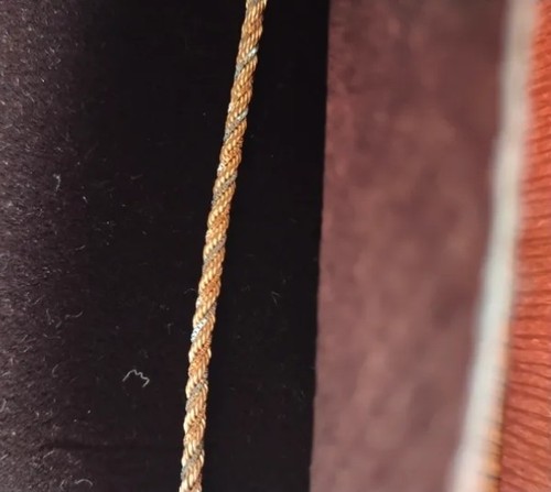Bracelet chaîne torsadée - , or