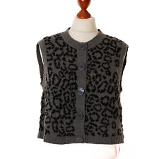Gilet SEE BY CHLOE 28% laine 7% cachemire 5% gris angora taille D 42 12635