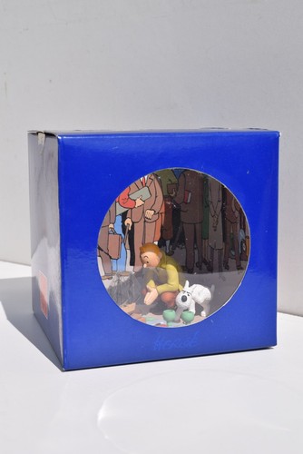 Rare tintin coffret scène - tintin,