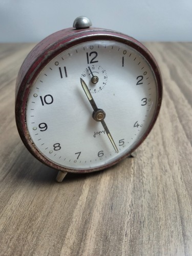 Réveil japy vintage rouge - réveil,