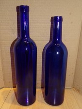 Lot de 2 bouteilles bleu