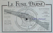 1936 ADVERTISEMENT DARNE THE CANNON RIFLE HUNTER FRANCE FRANCE FRENCH AD PUB