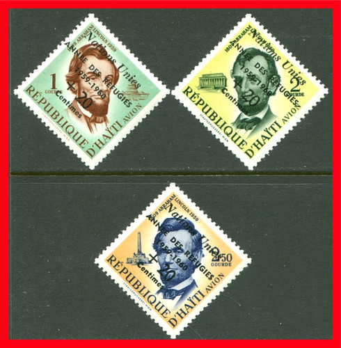 Haiti air post semi postal - air,