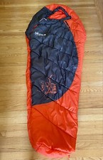 LaFuma Trek Jr KIDS MUMMY SLEEPING BAG in Red 40°F w/STUFF SACK Right Zip