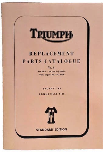 Catalogue pièces triumph - catalogue,
