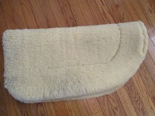 TOKLAT COOLBACK  ORTHOPEDIC FLEECE WESTERN CONTOURED SADDLE PAD 29'' X 30''