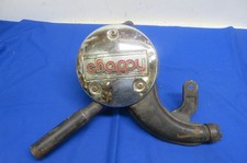 Original Yamaha Chappy LB50 LB80 Exhaust & Pipe, Black, No Rust - Solid