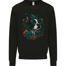 Un Chien Boston Terrier Hommes