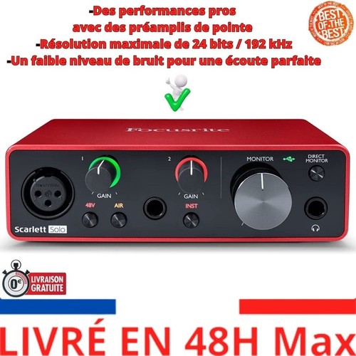 Interface audio usb focusrite - interface,