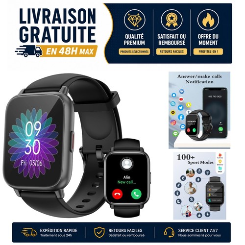 Montre connectée ruimen - connectée, h1