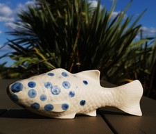 Pretty ceramic koi carp design Fabienne Jouvin by Asiatides