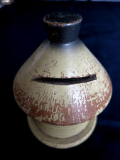 Tirelire ! Ancienne ! Ruche ! Miel ! Abeilles ! jaune !