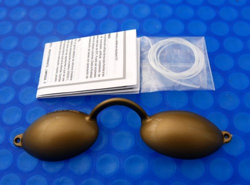 Lunettes pour solarium dorées - pour,
