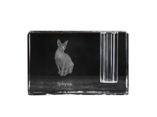 Sphynx porte plume cristal - porte-plume, en