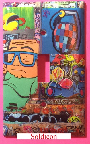 Street art wall painting boom - wall,