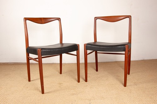 Paire chaises danoises en - de,
