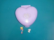 Polly pocket coeur mauve