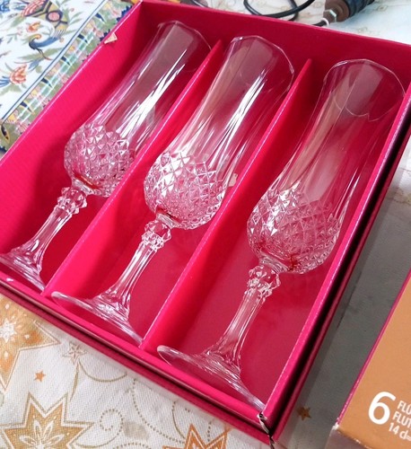 Flûtes cristal d arques - flûtes, en