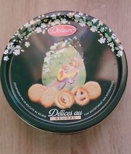 Boite en métal Publicitaire DELACRE Butter Cookies