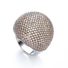 Bague Cocktail Micro Pave Designer - J.Jaz - Champagne - JZR002