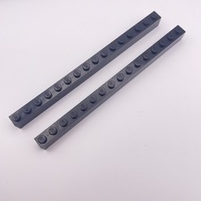 LEGO 2x Part 2465 Brick 1 x 16