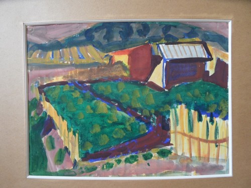 Peinture aquarelle moderne - peinture,