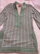 NEW Tory Burch Oceanic Corossol Terry Print Swim Coverup - XS