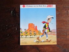 autocollant  lucky luke  et