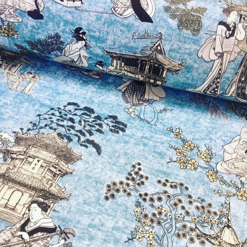 Tissu rideau sergé - , oriental