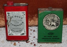 Lot of (2) Vintage Gun Powder