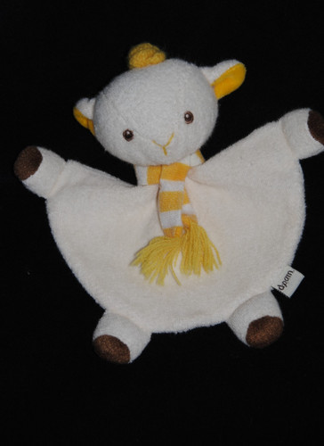 Doudou plat mouton beige - plat,