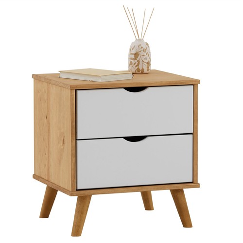 Table chevet pin massif - chevet, en