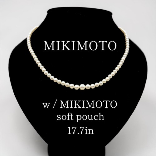 Mikimoto akoya pearl necklace - akoya,