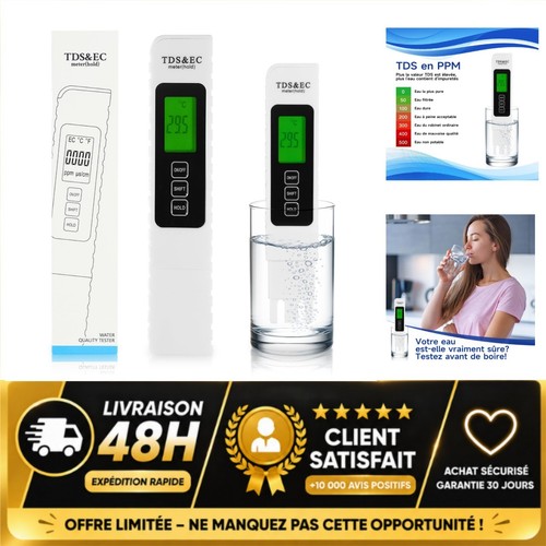 Testeur eau numérique - d'eau,