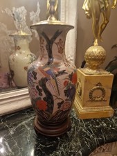 Vase Ou Lampe En Porcelaine
